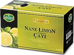 Akzer Premium Nane Limonlu Bitki Çayı 20'li