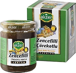 Akzer Propolisli Zencefilli Çörekotlu Ballı Karışıı Macun 210 gr
