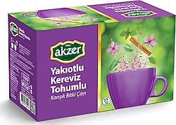 Akzer Yakı Otlu Kereviz Tohumlu Karışık Bitki Çayı 25'li