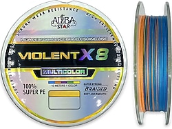 Alba Star Violent 8X 150 m 0.37 mm 35.6 kg İp Misina
