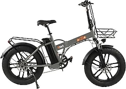 Alba Fold F Premium 500 W Gri Katlanabilir Elektrikli Bisiklet