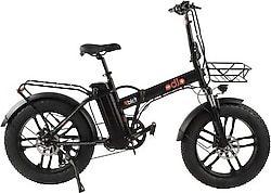 Alba Fold F Premium 500 W Siyah Katlanabilir Elektrikli Bisiklet