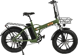 Alba Fold F Premium 500 W Yeşil Katlanabilir Elektrikli Bisiklet