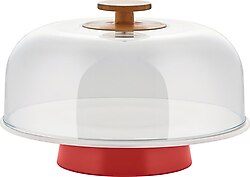 Alessi Mattina Kırmızı Küçük Pasta Standı