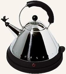 Alessi MG32 2000 W 1.5 lt Siyah Çelik Kettle