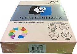 Alex Schoeller A4 80 gr 500 Yaprak Renkli Fotokopi Kağıdı Somon