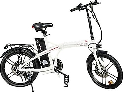 Alfa Romeo R1 250 W Beyaz Katlanabilir Elektrikli Bisiklet