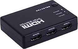 Alfais 4750 3 Giriş 1 Çıkış Kumandalı HDMI Switch