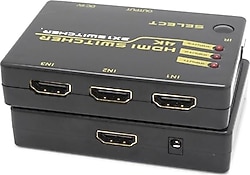 Alfais 4871 4K 3 Giriş 1 Çıkış HDMI Switch