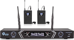Alfon ATM-U2200 UHF Telsiz 2'li Yaka Mikrofonu