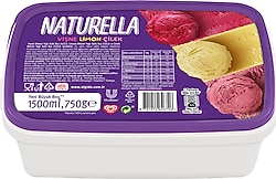 Algida Naturella Vişne Limon Çilek 1.5 lt