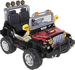 Aliş 504 Mega Çift Kişilik Siyah 12 V Akülü Araba