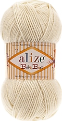 Alize Baby Best El Örgü ipi 62 Açık Krem