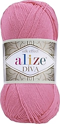 Alize Diva 100 gr 5'li Örgü İpi 178 Koyu Pembe
