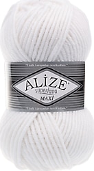 Alize Superlana Maxi Örgü İpi 55 Beyaz