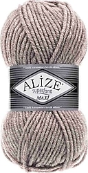 Alize Superlana Maxi Örgü İpi 207 Açık Kahve Melanj