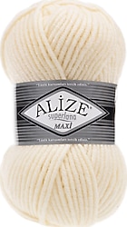 Alize Superlana Maxi Örgü İpi 599 Fil Dişi