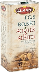 Alkan Taşbaskı 5 lt Zeytinyağ