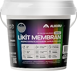 Alkoru Renkli Reçine Esaslı 1 kg Gri Likit Membran