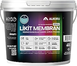 Alkoru Renkli Reçine Esaslı 5 kg Yeşil Likit Membran