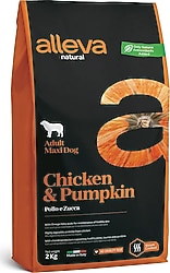 Alleva Natural Tavuklu ve Balkabaklı 2 kg Maxi Irk Yetişkin Köpek Maması