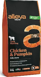 Alleva Natural Tavuklu ve Balkabaklı 12 kg Maxi Irk Yetişkin Köpek Maması