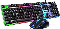 Ally G21B Kablolu Oyuncu Klavye Mouse Seti
