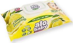 Alobaby Limon Kokulu 90 Yaprak Islak Mendil