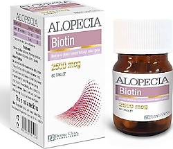 Alopecia Biotin 2500 mcg 60 Tablet