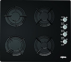 Alpina GLS 640 BL Siyah Ankastre Ocak
