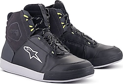 Alpinestars Chrome Drystar Erkek Siyah-Gri-Sarı Motosiklet Ayakkabısı