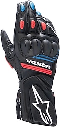 Alpinestars Honda SP-8 V3 Erkek Deri Motosiklet Eldiveni