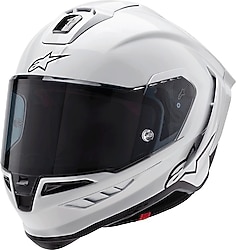 Alpinestars Supertech R10 Solid Beyaz Full Face Motor Kaskı