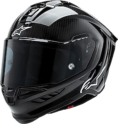 Alpinestars Supertech R10 Solid Siyah Full Face Motor Kaskı