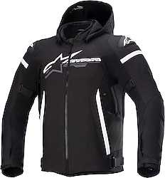 Alpinestars Zaca Erkek Siyah-Beyaz Kışlık Motosiklet Montu