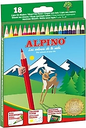 Alpino Uzun 18'li Kuru Boya Seti