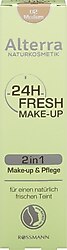 Alterra 24H Fresh Make-Up 02 Medium 30 ml Likit Fondöten