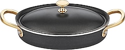 Altınbaşak Black Pearl Mini Oval Tencere 11x17 cm