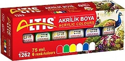Altis 1262 75 ml 6'lı Akrilik Boya