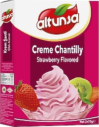 Altunsa Çilekli Krem Şanti 2x75 gr