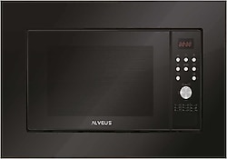 Alveus OMW 500.002 20 lt Siyah Ankastre Mikrodalga Fırın