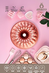 Amboss Alya Pink Döküm Kek Kalıbı 26 cm
