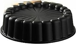 Amboss Ametist Siyah 26 cm Döküm Tart Kalıbı