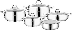 Amboss Cook Steelbox 10 Parça Saklama Kabı ve Çelik Tencere Seti
