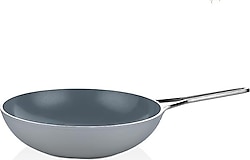 Amboss Sera Nova Gri 28 cm Seramik Wok Tava