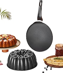 Amboss Sweet 2 Parça Kek Kalıbı ve Krep Tavası