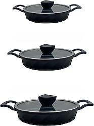 Amboss Vento 18-20-22 cm 6 Parça Titanyum Sahan Seti