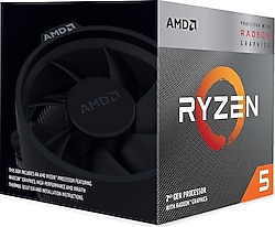 AMD Ryzen 5 3400G Dört Çekirdek 3.70 GHz Kutulu İşlemci