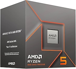 AMD Ryzen 5 8400F Altı Çekirdek 4.20 GHz Kutulu İşlemci
