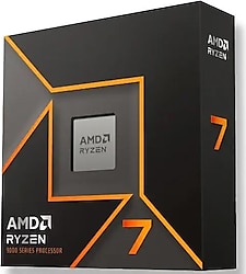 AMD Ryzen 7 9700X 9000シリーズ CPU AMD Ryzen 7 9700X Sekiz Çekirdek 3.8 GHz Kutulu Fansız İşlemci